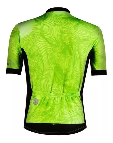 Imagem 2 de 7 de Camisa Ciclismo Mauro Ribeiro Guide Verde Fluor Speed Mtb Xc