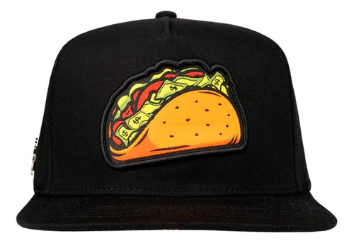 Gorra Jc Hats Tacos Black Original Unitalla Plana