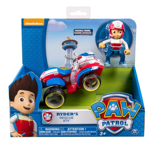 Paw Patrol - Ryder  - Con Vehiculo - Spin Master - Original