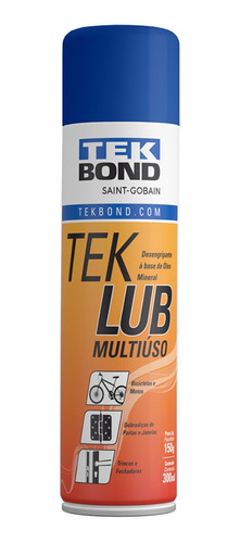 Óleo Desengripante Teklub Multiuso Spray 300ml Tekbond