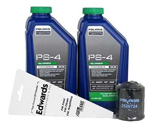 Para Motor: Kit De Cambio De Aceite Polaris Phoenix 2012 Pol