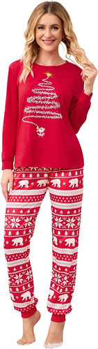 Conjunto De Pijamas Navidad Juego Para Familiares Y Parejas