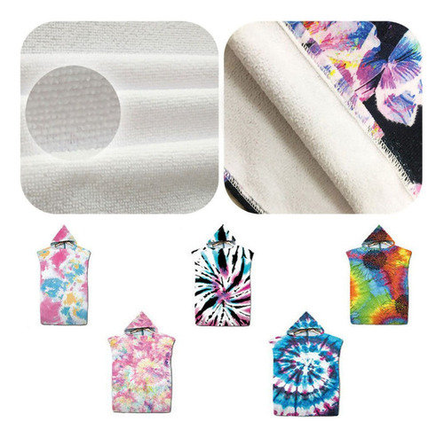 Toalla De Playa Para Niños, Bata De Baño, Poncho Con Capucha