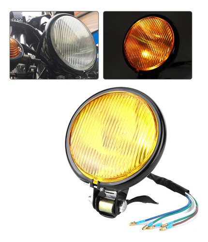 Faro De Moto Universal De Estilo Retro Vintage