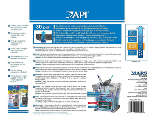 Api Almohadilla De Filtro De Acuario