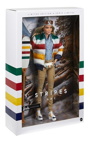 Barbie Stripes Hbc Collector Limited Oriental Articulada