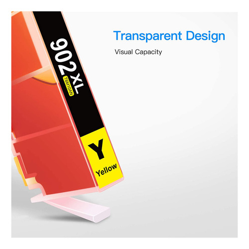 Lxtek Reemplazo De Cartucho De Tinta Compatible Para Hp 902