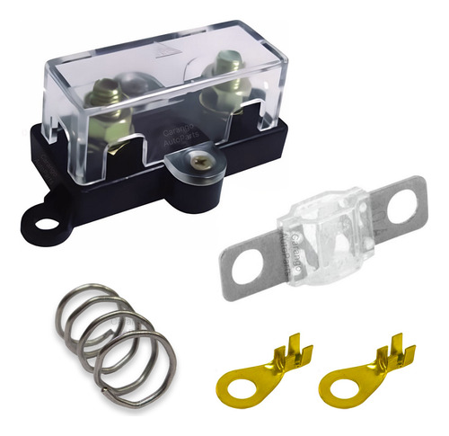 Kit Instalação Porta Fusivel Midi Som Fusivel 100a + Brindes