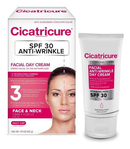 Crema Cicatricure Anti Arrugas Advance  Spf 30 1.5 Oz