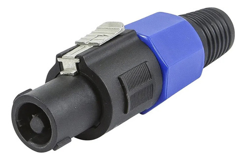 Conector Ficha Speakon Macho 4 Contactos Cable Profesional