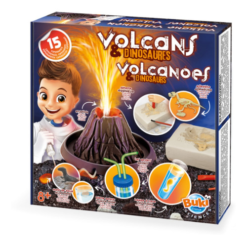 Juego Buki Volcanes Y Dinosaurios Universo Binario