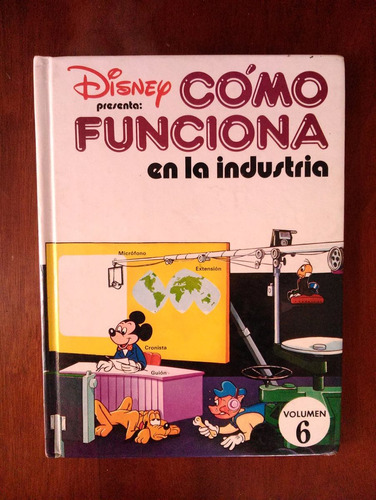 Antiguo Libro Disney Mickey Como Funciona En La Industria