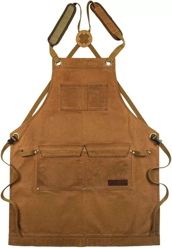 Stylish Retro Canvas Waterproof Work Apron