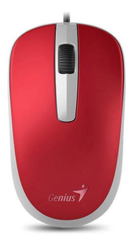 Mouse Usb Genius Dx-120 (color Rojo)