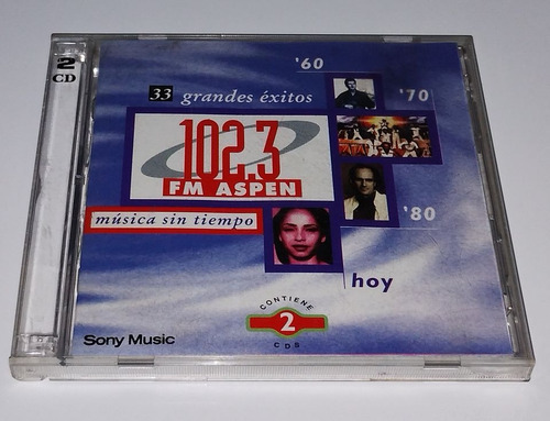 Aspen 102.3 Fm 33 Grandes Éxitos Cd Doble P1995