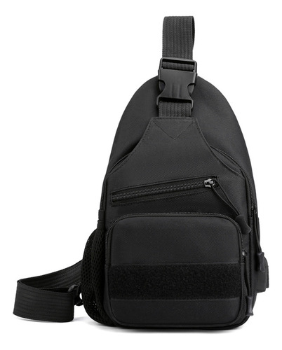 Bolso De Pecho Deportivo Antirrobo Para Hombre Con Carga Usb