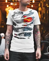 Comprar Plantillas Sublimación Torsos Superheroes Poleras + Tazones