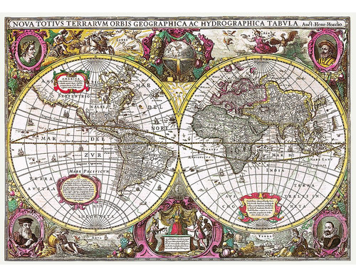 Imagen 3 de 5 de Rompecabezas Puzzle 2000 Piezas Trefl Mapa Mundo 27095