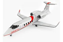 Comprar Planta Pdf Jato Learjet Comercial Escala P\u002F Depron + Brinde