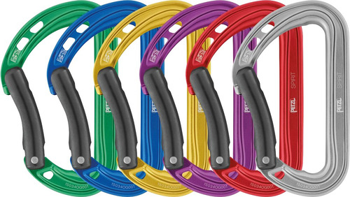 6 Pack Mosqueton Petzl Spirit Escalada Roca Rapel Montaña 