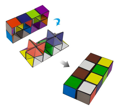 Magic Star Cube, Shonco 2 En 1 Combo Infinity Cube Juguete T