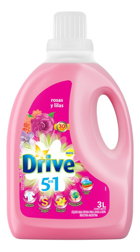 Jabón líquido Drive Matic Rosas y Lilas floral botella 3 L