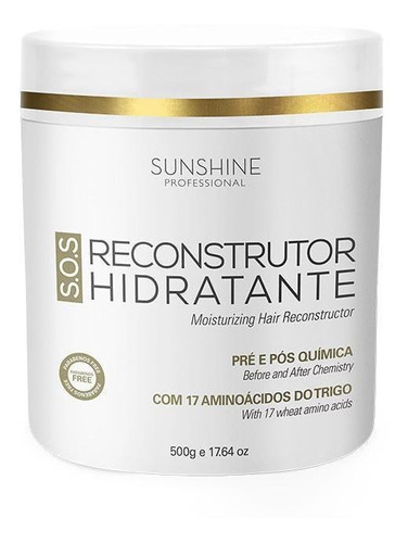 Sos Reconstrutor Hidratante 500g Sunshine Professional