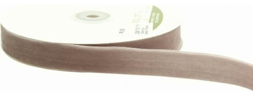 May Arts Pv-2-35 Wide Ribbon, 3/4-inch, Pewter Velvet