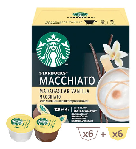 Cápsulas Starbucks Vainilla Macchiato Dolce Gusto