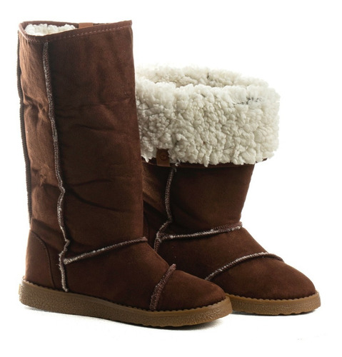 Bota Perky Confy High Suede Cacau