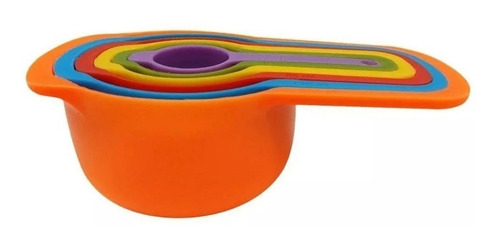 Taza Tazas Cuchara Medidora 6 Medidas Repostería Postre Tort