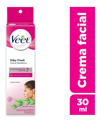 Veet Crema Depilatoria Facial Piel Sensible X 30 Ml