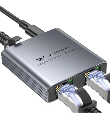 Warrky Divisor Ethernet 1 A 2, Divisor Lan De Alta