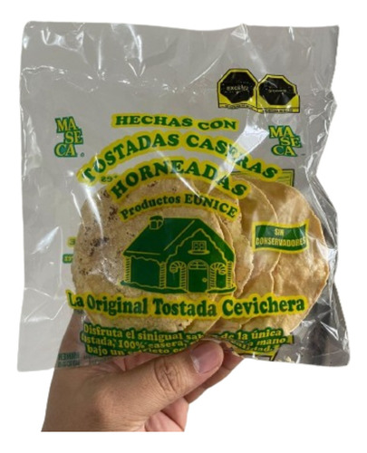 Tostadas De Maíz La Casita Verde - 70 Pzas (con 6 Pzas C/u)