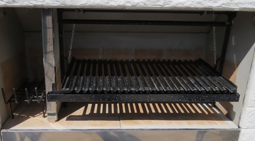 Imagen 2 de 4 de Parrilla De 1,50 M La Gauchita Con Doble Piso Y Doble Fondo