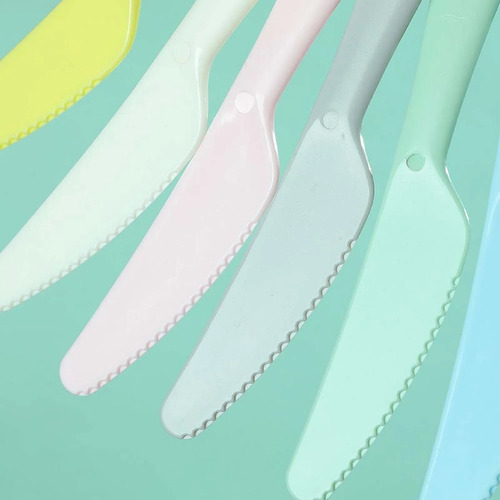 Juego De Cubiertos Ecológicos Cuchara, Tenedor Y Cuchillo