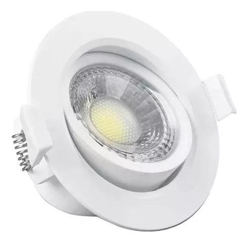 Aro De Embutir Luminaria Led Integrado Cálido 5w I Nido