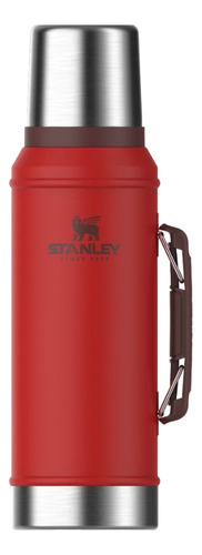 Termo Stanley 1 Litro Classic Rojo Tapón Cebador Amv