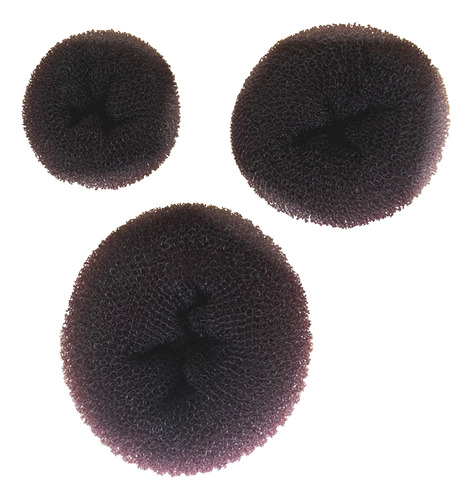 Maquina Para Hacer Bollos Coffee Hair Donut, 3 Piezas