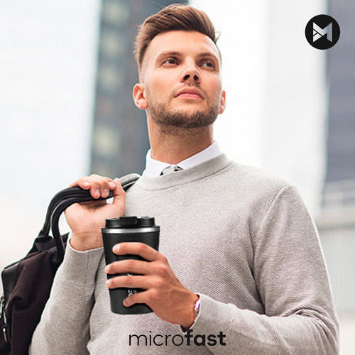 Imagen 9 de 9 de Vaso Térmico Para Café De Acero Inoxidable 510 Ml Premium