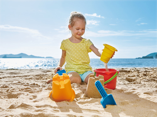Hape Juego De Playa 5 En 1 De Arena Seguro Y Divertido E4053