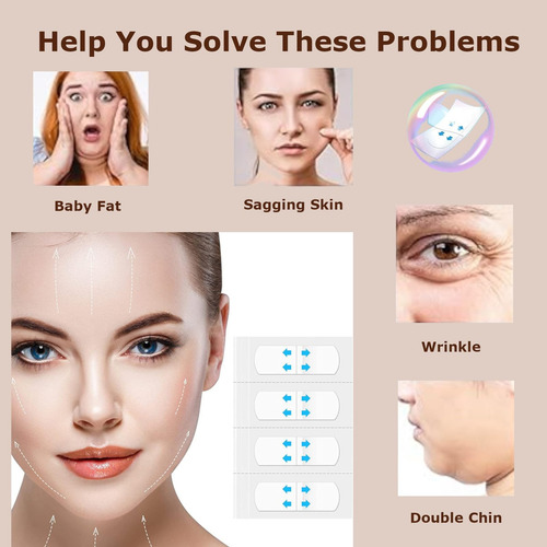 Cinta De Estiramiento Facial Invisible, Cintas De