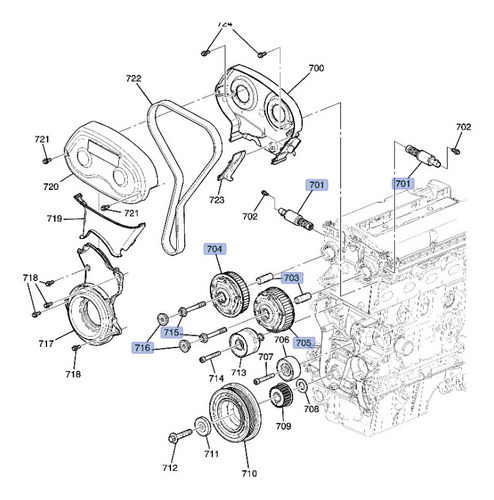 Engranes Y Valvulas Vvt Adm Esc Trax 1.8 2017 2018 2019 2020