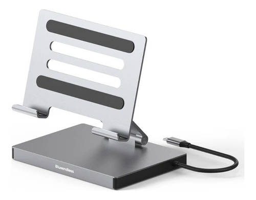 Suporte 9 Em 1 Hub Usb C Docking Station Hdmi 4k Para iPad