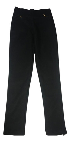 Pantalon Negro Omas Con Cierre M-lpara Dama