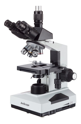 Amscope T490b Microscopio Trinocular Compuesto, Ampliación D