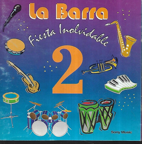 La Barra Album Fiesta Inolvidable 2 Sello Sony Music Cd