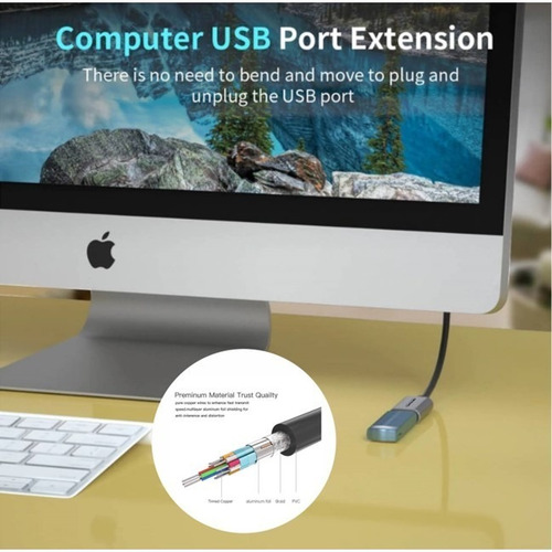Cable Extensor Usb 3.0 Netcom De 5 Metros