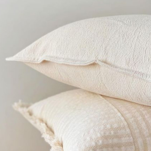 Pack X2 - Fundas Almohadon Tusor 50x70 (varios Colores) Tiza Funda Tusor