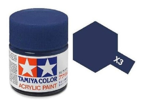 Tamiya Models X-3 Pintura Acrilica, Azul Real